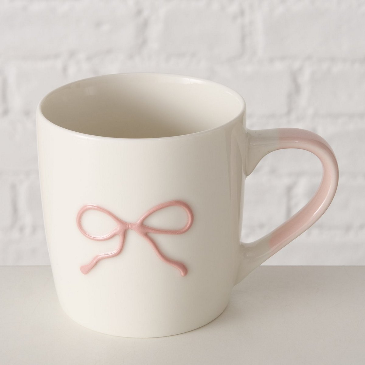 ΚΟΥΠΑ ΚΟΡΔΕΛΑ ΡΟΖ Ribba 280ml Dishwasher proof 6,5X6X8,5cm ΛΕΥΚΟ New Bone