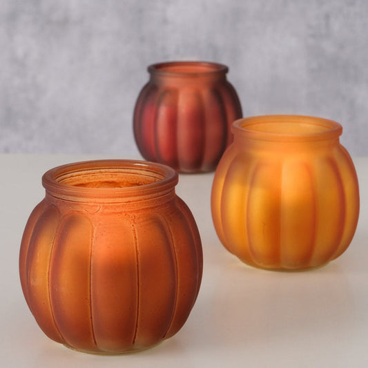 ΚΗΡΟΠΗΓΙΟ 3/ass ΚΟΛΟΚΥΘΑ ΚΑΦΕ ΠΟΡΤΟΚΑΛΙ Hokka H7,3cm D8cm ΓΥΑΛΙ