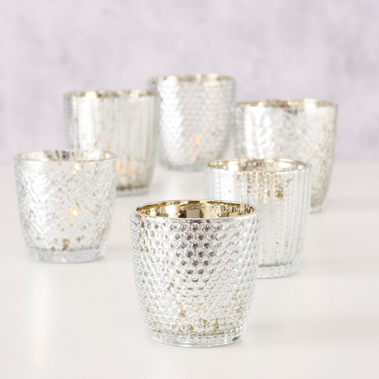 ΚΗΡΟΠΗΓΙΟ 3/ass Set/2 ΛΕΥΚΟ ΧΡΥΣΟ Patty H7-9cm D8-9cm ΓΥΑΛΙ