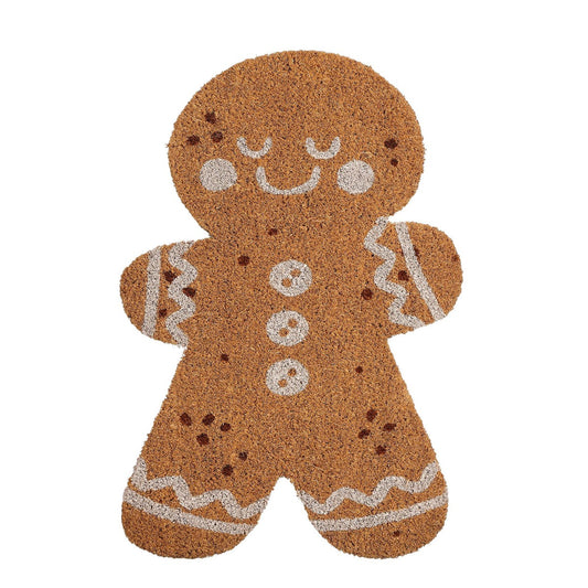 ΠΑΤΑΚΙ ΕΙΣΟΔΟΥ ΣΧΕΔΙΟ gingerbread ΚΑΦΕ - 60Χ40Χ1,5cm ΚΟΚΟΦΟΙΝΙΚΑΣ