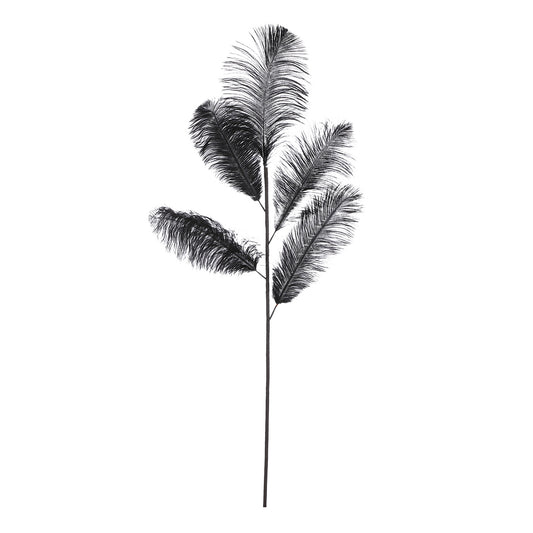 ΚΛΑΔΙ ΠΟΥΠΟΥΛΟ ΜΑΥΡΟ - L125 W30cm feather