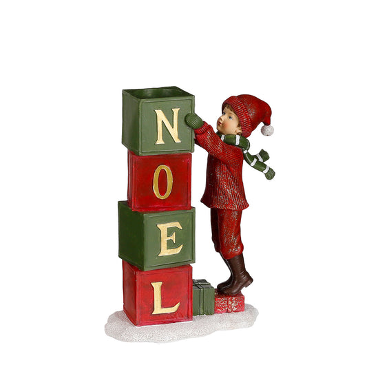 ΠΑΙΔΙ NOEL ΦΙΓΟΥΡΑ - L16 w8,5 h21cm polyresin