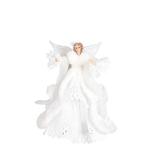 ΑΓΓΕΛΟΣ ΛΕΥΚΟΣ ΦΙΓΟΥΡΑ  - 24xw10xh34cm polyester