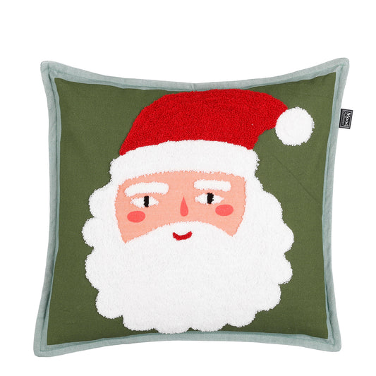 ΜΑΞΙΛΑΡΙ ΜΕ ΑΓΙΟ ΒΑΣΙΛΗ santa ΠΡΑΣΙΝΟ 45Χ45Χ10cm cotton