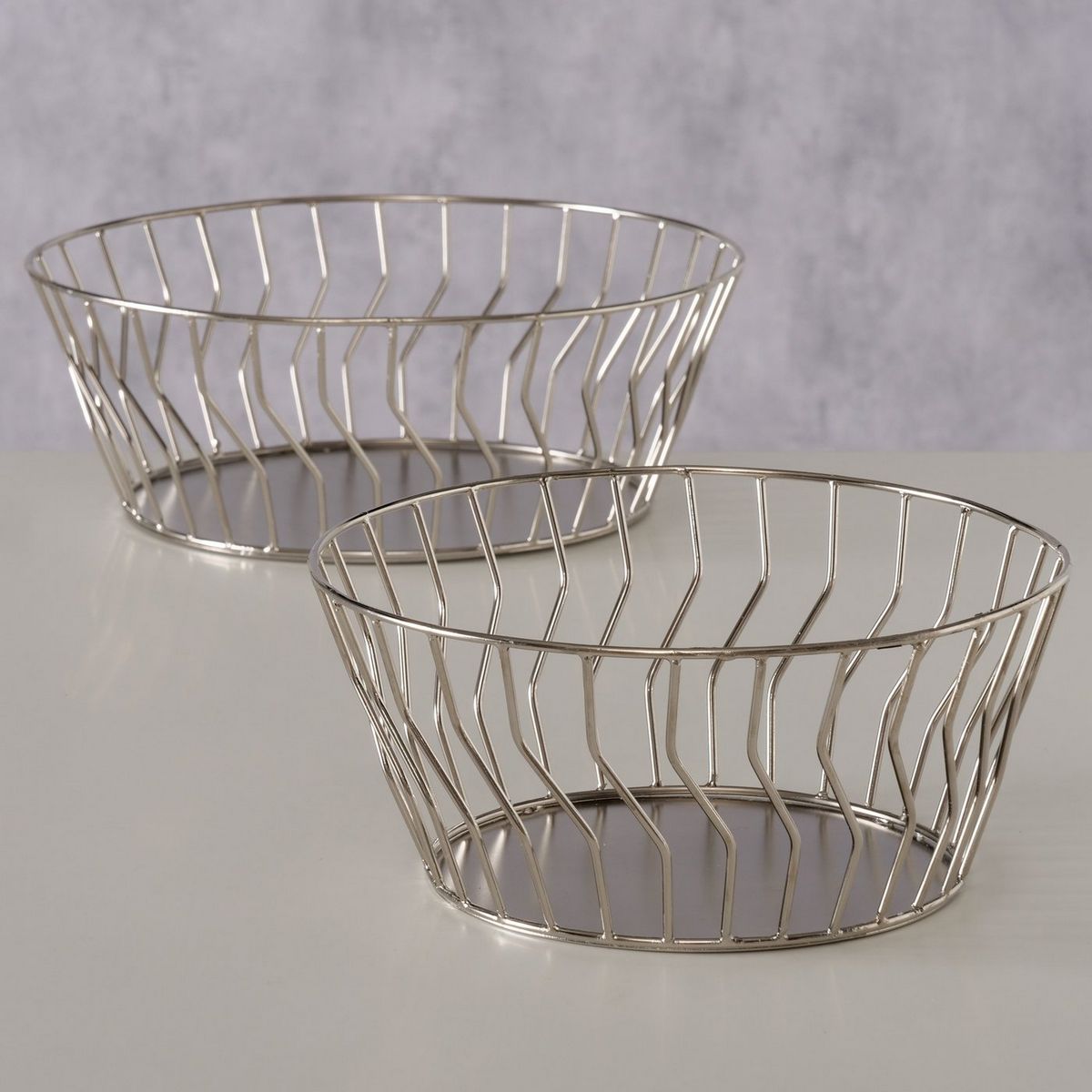 ΜΠΟΛ Set/2 ΑΣΗΜΙ Laola H11cm, D26-31cm