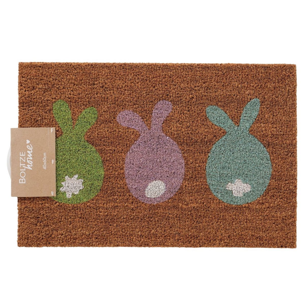 ΠΑΤΑΚΙ ΕΙΣΟΔΟΥ ΛΑΓΟΙ Eggard 60Χ40Χ1,2cm ΚΑΦΕ ΚΟΚΟΦΟΙΝΙΚΑΣ, PVC