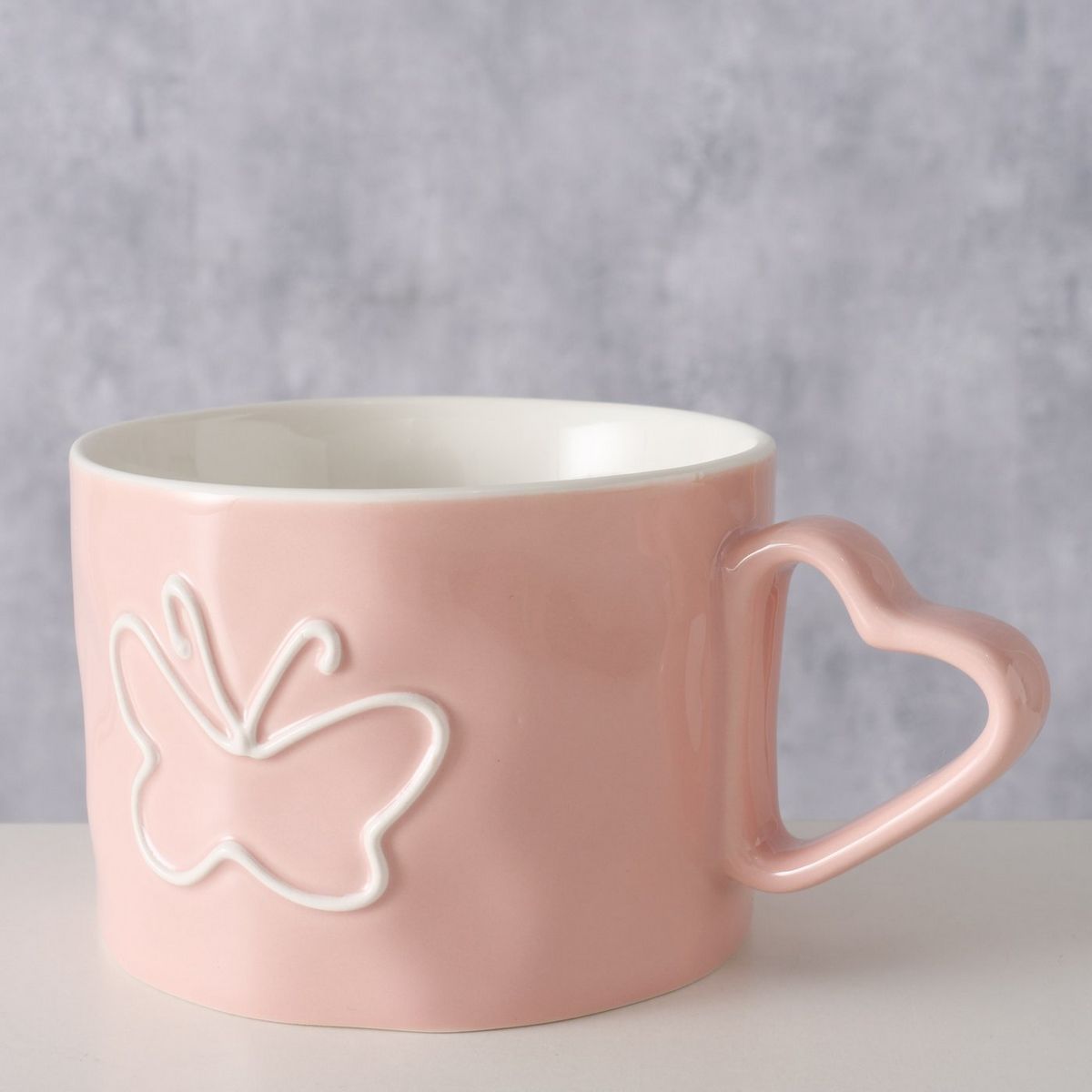 ΚΟΥΠΑ Elara ΡΟΖ 290ml H7cm D9,8cm Dishwasher proof New Bone