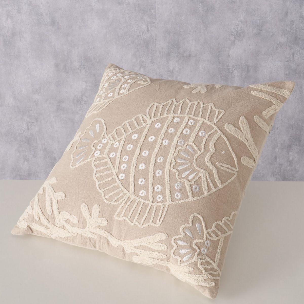 ΜΑΞΙΛΑΡΙ ΨΑΡΙ Maris ΕΚΡΟΥ 45Χ45Χ12cm 450g Cotton