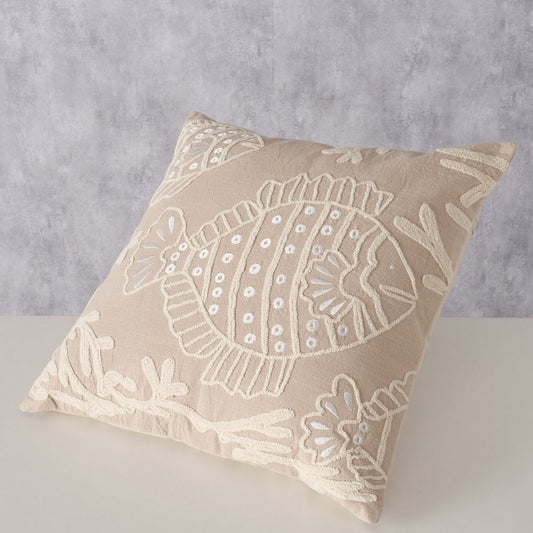 ΜΑΞΙΛΑΡΙ ΨΑΡΙ Maris ΕΚΡΟΥ 45Χ45Χ12cm 450g Cotton