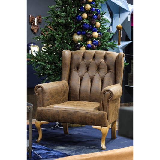 ΠΟΛΥΘΡΟΝΑ PURE ΚΑΦΕ 85x85cm ΜΕ ΚΟΥΜΠΙΑ ΔΕΡΜΑΤΙΝΗ     20-31-064