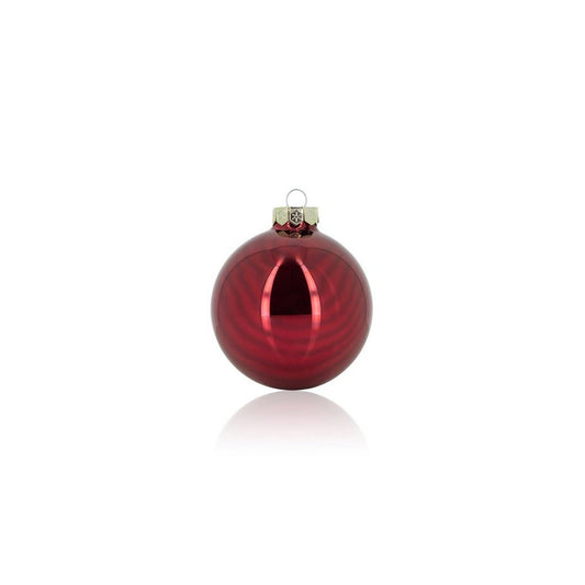 ΜΠΑΛΑ ΣΥΣΚΕΥΑΣΙΑ 12 ΤΜΧ VETRO ΚΟΚΚΙΝΟ BURGUNDY 10cm ΓΥΑΛΙ
