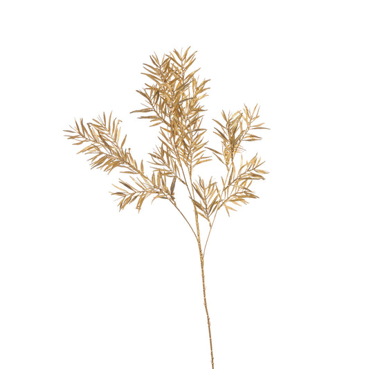 ΦΥΛΛΑ ΚΛΑΔΙ x 4  ΧΡΥΣΟ 81,5cm