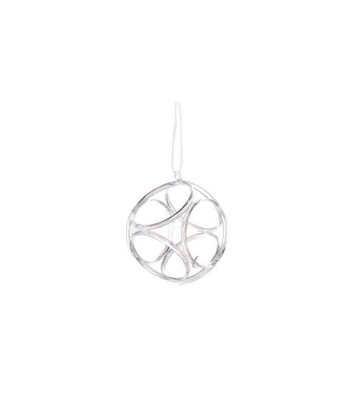 ΓΥΑΛΙΝΟ ΚΡΕΜΑΣΤΟ ΣΤΟΛΙΔΙ  7CM X11CM