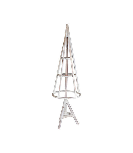ΔΕΝΤΡΟ D30H70CM ΧΡΙΣΤΟΥΓΕΝΝΙΑΤΙΚΟ RATTAN ΑΣΠΡΟ