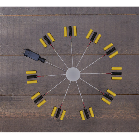 ADAPTOR ΓΙΑ ΦΩΤΑΚΙΑ IP20  ΜΕ 3ΧΑΑ ΜΠΑΤΑΡΙΑ 4,5V (10Χ 3ΑΑ), 5 ΜΕΤΡΑ ΔΙΑΦΑΝΕΣ ΚΑΛΩΔΙΟ/1,5 ΜΕΤΡΑ ,ΜΕΤΑΣΧΗΜΑΤΙΣΤΗΣ