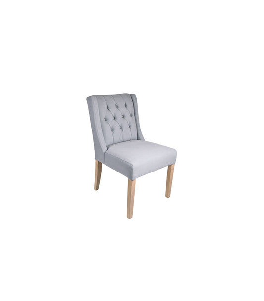 ΚΑΡΕΚΛΑ 51Χ63Χ85 CM BRADFORD ΥΦΑΣΜΑ ICE BLUE ΠΟΔΙΑ BROSSE NATURE