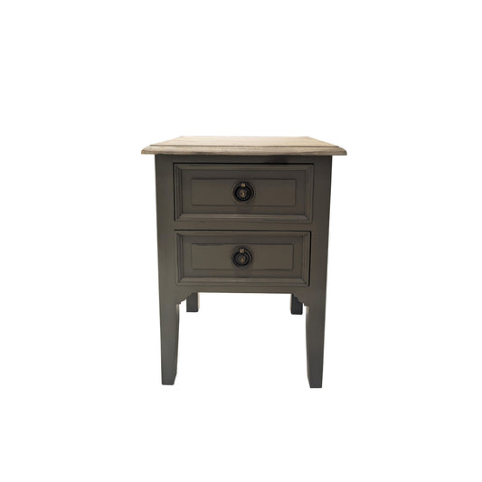 ΚΟΜΟΔΙΝΟ 45X40X61CM 2 ΣΥΡΤΑΡΙΑ TOP VIEUX BROSSE ΒΑΣΗ TOIT DE BRETAGNE