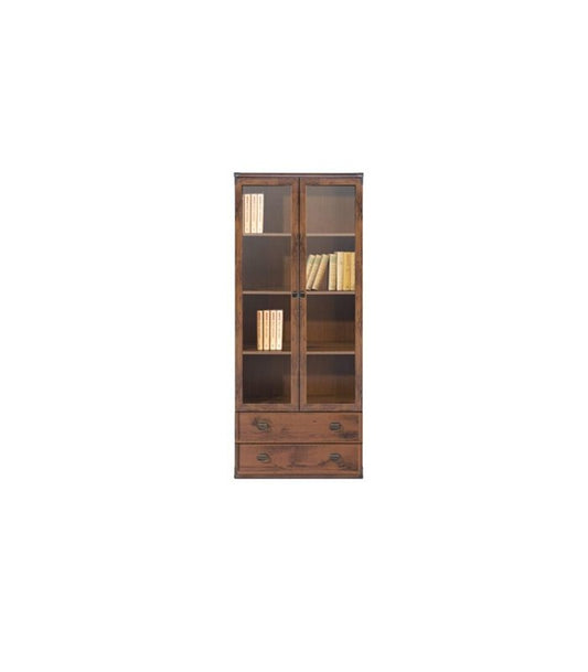 ΒΙΤΡΙΝΑ ΜΕ ΣΥΡΤΑΡΙΑ 80/195,5/40cm ST.MORITZ 022 ΣΚ.ΚΑΦΕ shutter oak ΜΕΛΑΜΙΝΗ (ΠΕΡΙΛΑΜΒΑΝΕΤΑΙ ΟΔΗΓΟΣ ΣΥΝΑΡΜΟΛΟΓΗΣΗΣ)