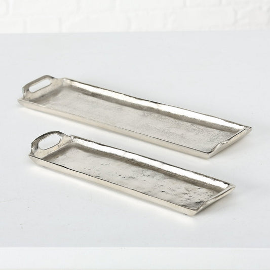 ΔΙΣΚΟΣ ΔΙΑΚΟΣΜ Set/2 Bath ΑΣΗΜΙ  36x11x3cm  44x13x3cm Aluminium