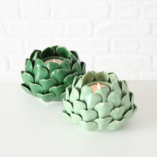 ΚΗΡΟΠΗΓΙΟ ΠΡΑΣΙΝΟ Rose 2/ass H9 D14 stoneware