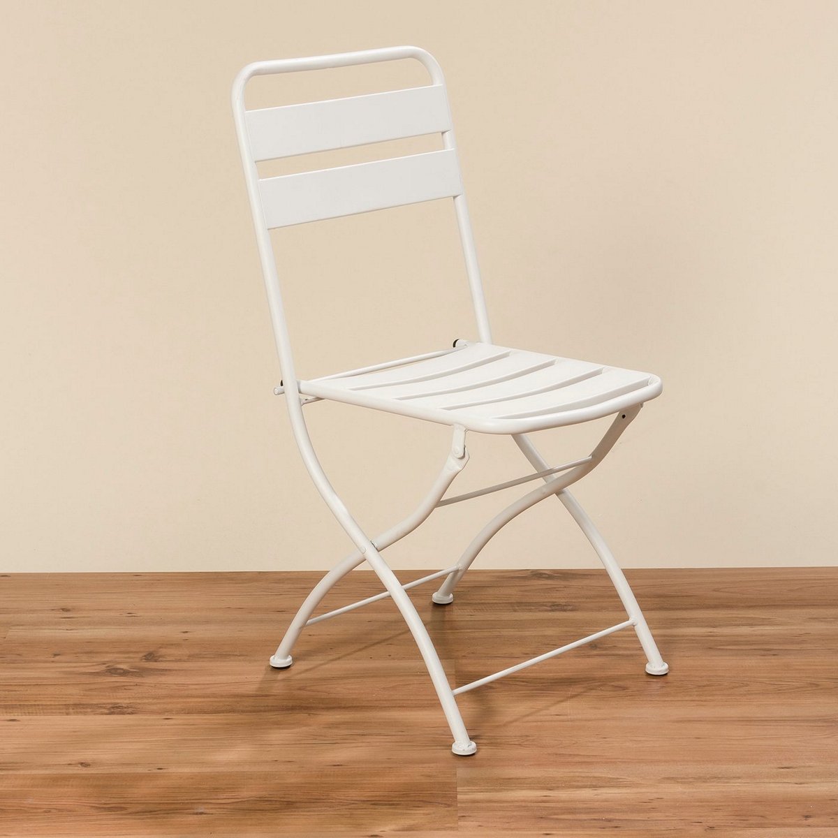 ΚΑΡΕΚΛΑ ΚΗΠΟΥ ΜΕΤΑΛ ΛΕΥΚΗ Jacob 44Χ43Χ87 cm iron