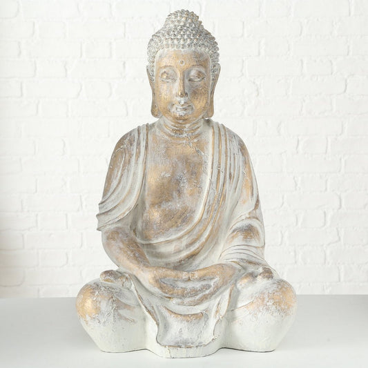 ΒΟΥΔΑΣ ΓΚΡΙ/ΧΡΥΣΟΣ, H67 cm, polyresin