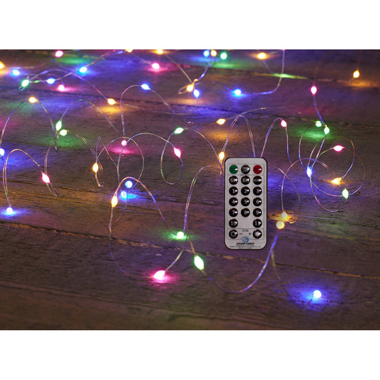 ΦΩΤΑΚΙΑ ΠΟΛΥΧΡΩΜΑ 3D RGB 50 LED-B,O,T,ΑΣΗΜΙ ΚΑΛΩΔΙΟ - 11 FUNCTIONS (5M) [3XAA]