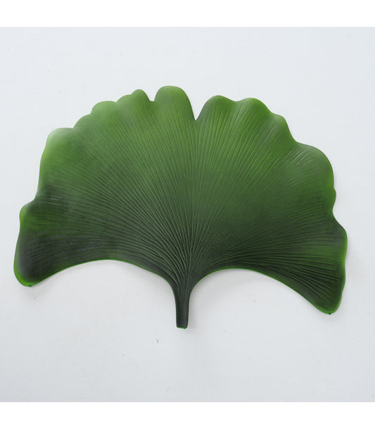 ΣΟΥΠΛΑ ΦΥΛΛΟ Ginkgo, ΠΡΑΣΙΝΟ ΠΛΑΣΤΙΚΟ L48 W37 H0,5 D0cm