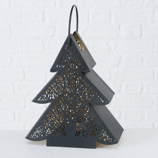 ΚΗΡΟΠΗΓΙΟ ΔΕΝΤΡΟ Genoi ΜΑΥΡΟ/ΧΡΥΣΟ ΜΕΤΑΛΛΙΚΟ L18 W8 H21 D0cm