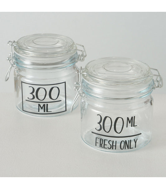 ΔΟΧΕΙΟ ΑΠΟΘΗΚ 2/ASS 300ML ΜΕ ΚΛΙΠ Milly 250ml H10 D10cm ΔΙΑΦΑΝΟ