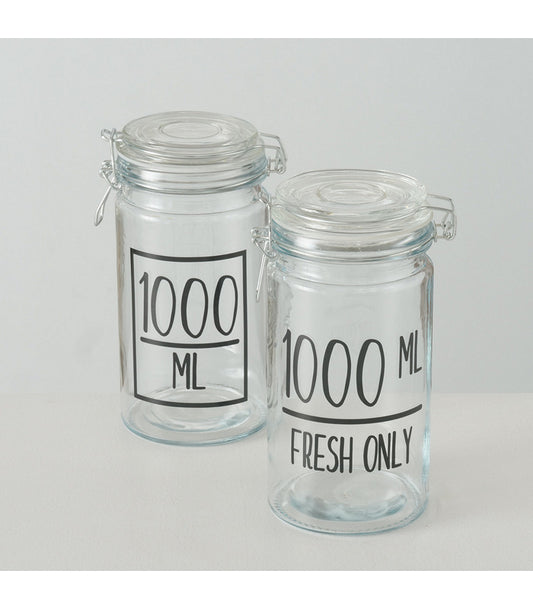 ΔΟΧΕΙΟ ΑΠΟΘΗΚΕΥΣΗΣ ΜΕ ΚΛΙΠ 2/ass Milly 1.000ml H20cm D10cm