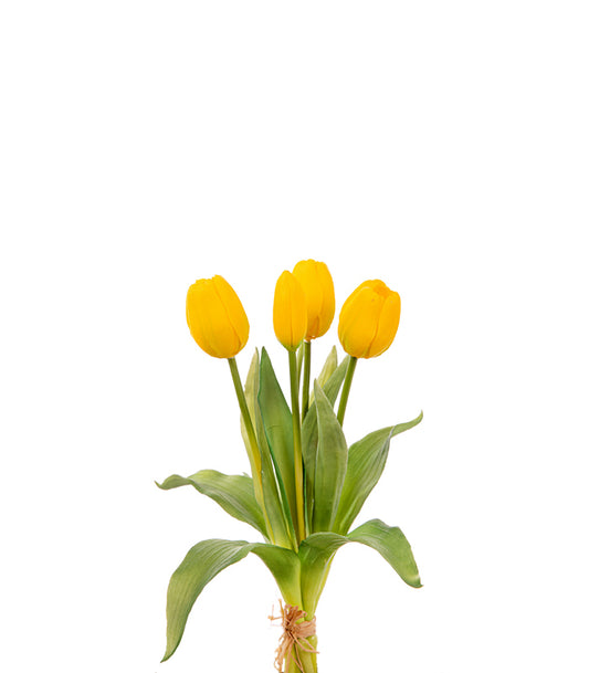 ΤΟΥΛΙΠΑ ΜΠΟΥΚΕΤΟ Χ5 ΛΟΥΛΟΥΔΙΑ ΚΙΤΡΙΝΗ 35cm