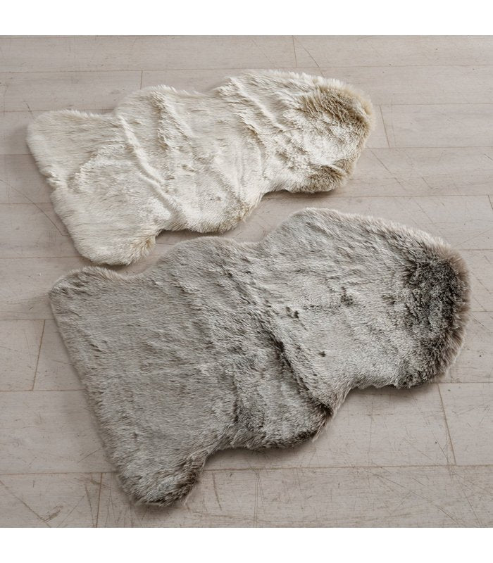 ΧΑΛΑΚΙ ΓΟΥΝΑ 2/ass Flavus ΜΠΕΖ/ΓΚΡΙ  L 90cm W60cm