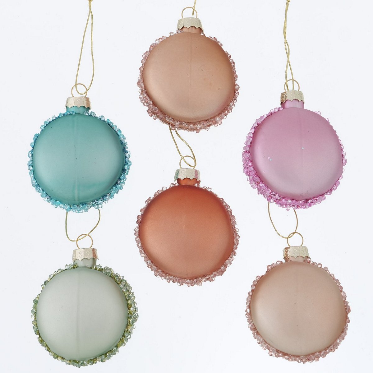 ΣΤΟΛΙΔΙ ΝΤΟΝΑΤΣ 6/ass D6cm ΡΟΖ/ΚΑΦΕ/ΠΡΑΣΙΝΟ Glitter Cessie