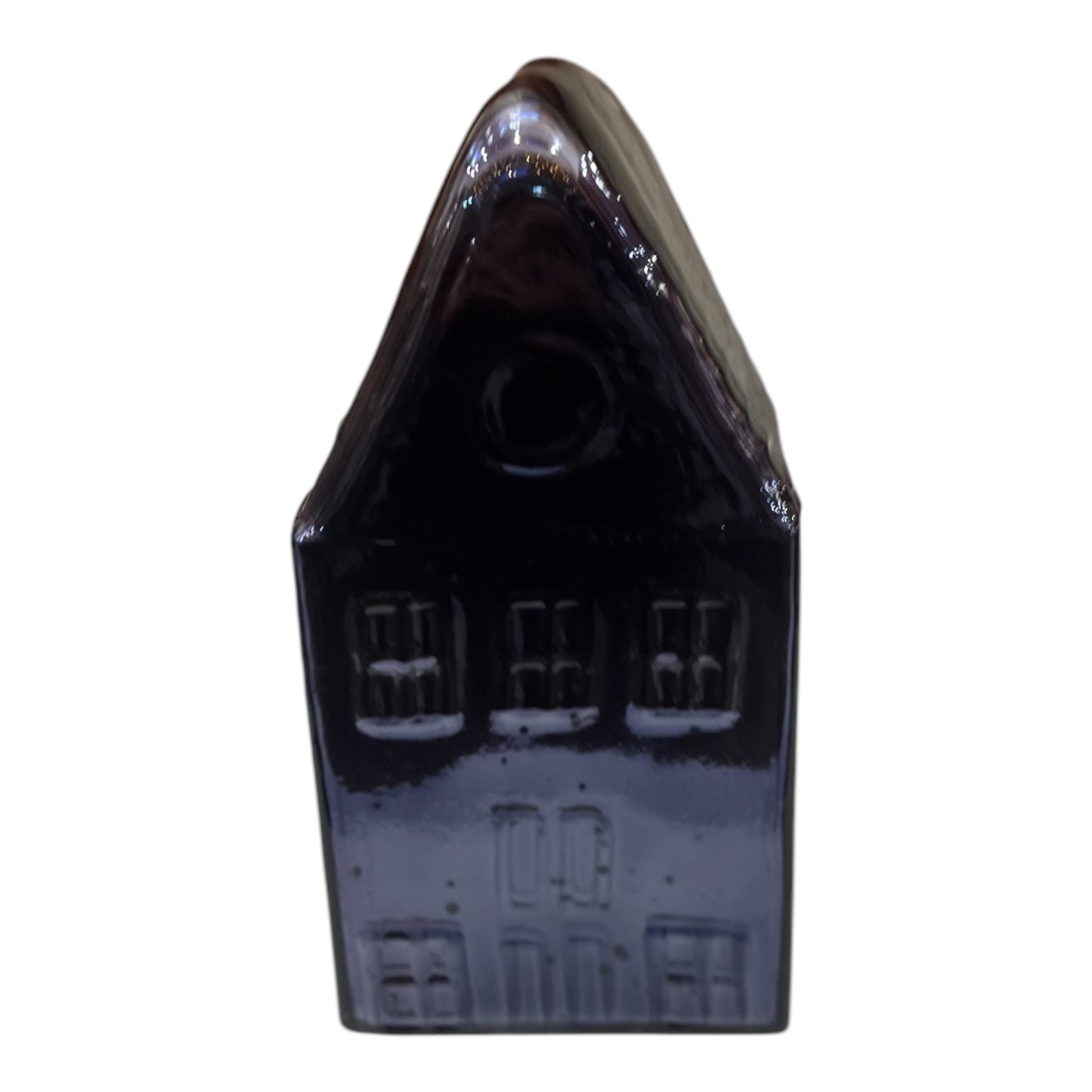 Σπιτάκι Γυάλινο Μωβ 10,5x10,5x20,5cm  GE-22401257