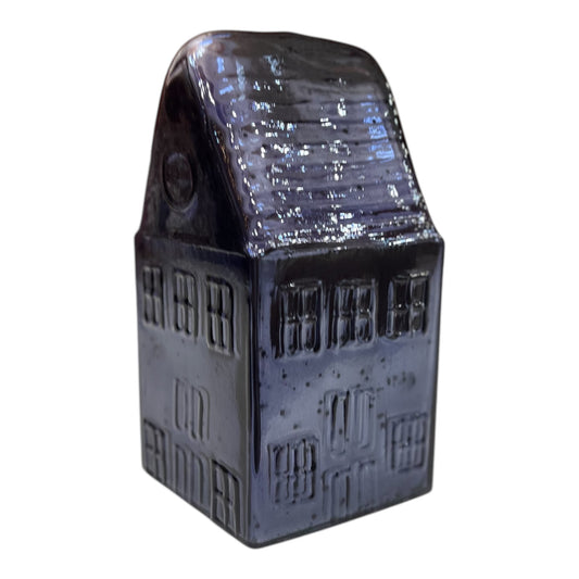 Σπιτάκι Γυάλινο Μωβ 10,5x10,5x20,5cm  GE-22401257