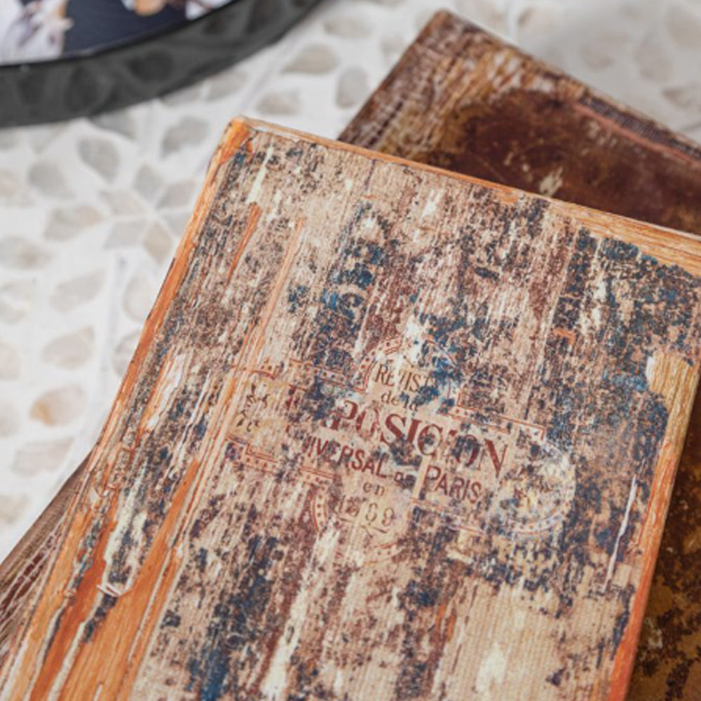 Artekko Book Πολύχρωμα Διακοσμητικά Βιβλία MDF με Αποθηκευτικό Χωρο (33x22x7)cm 6pcs   36495