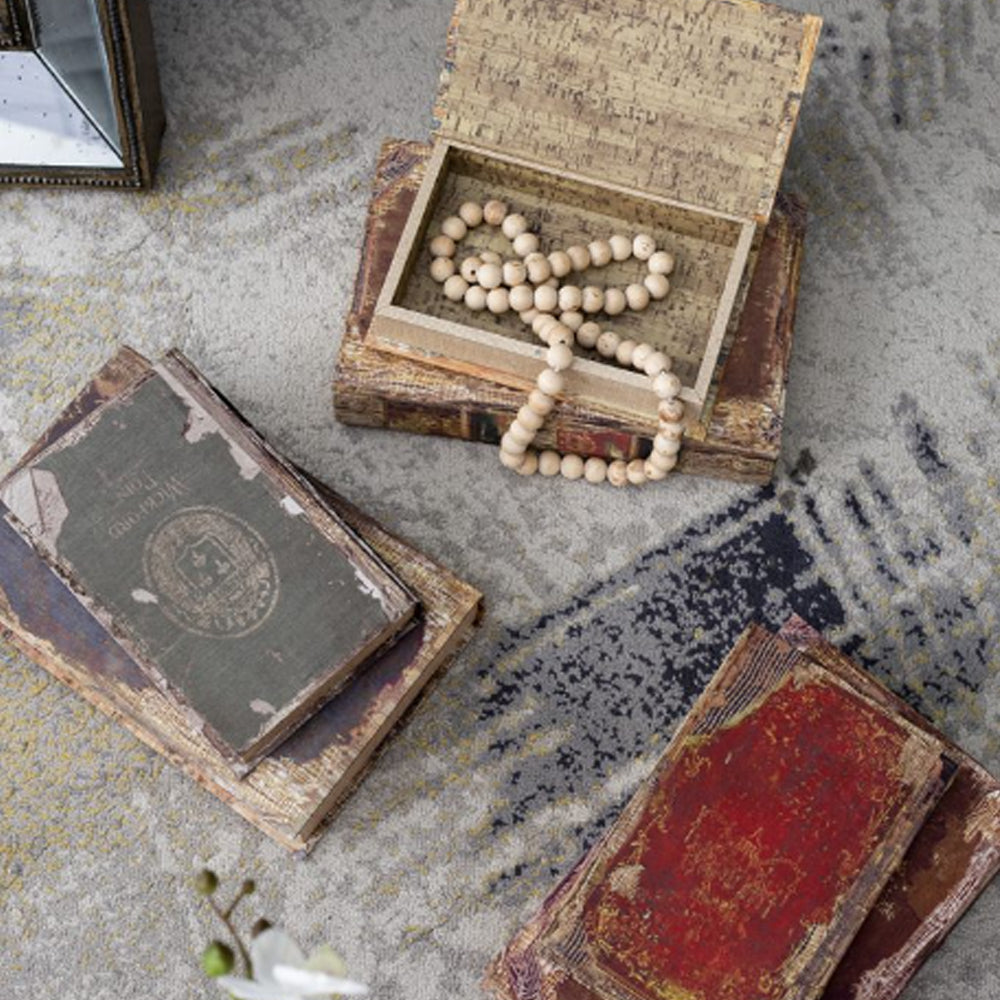 Artekko Book Πολύχρωμα Διακοσμητικά Βιβλία MDF με Αποθηκευτικό Χωρο (33x22x7)cm 6pcs   36495