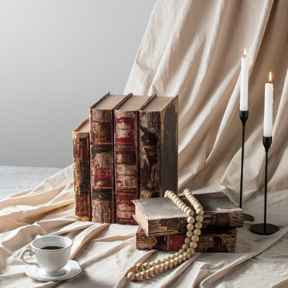 Artekko Book Πολύχρωμα Διακοσμητικά Βιβλία MDF με Αποθηκευτικό Χωρο (33x22x7)cm 6pcs   36495