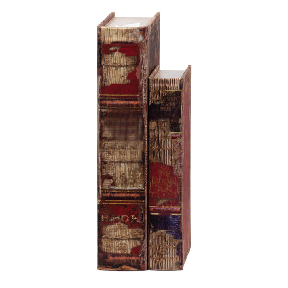 Artekko Book Πολύχρωμα Διακοσμητικά Βιβλία MDF με Αποθηκευτικό Χωρο (33x22x7)cm 6pcs   36495