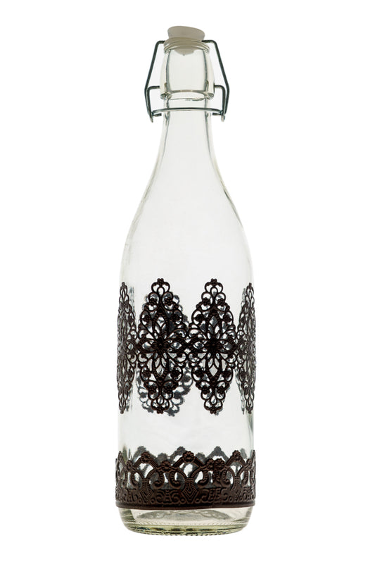 ΜΠΟΥΚΑΛΙ ΜΕΓΑΛΟ ΜΕ ΜΕΤΑΛΛΙΚΟ ΣΧΕΔΙΟ ΚΑΦΕ 32Χ9ΕΚ