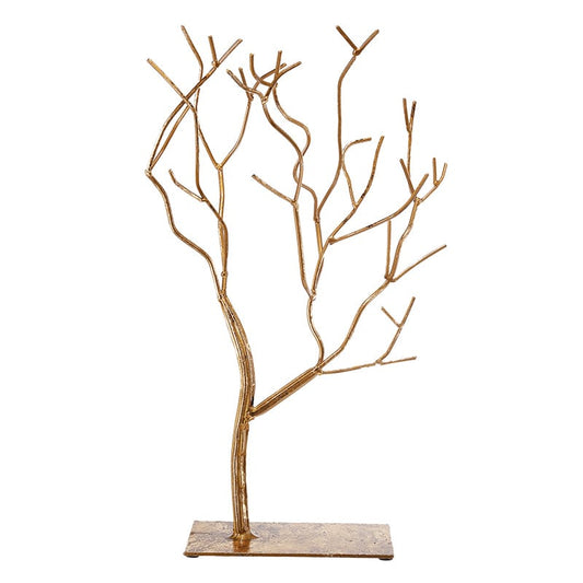 Artekko Tree Χρυσό Μεταλλικό Επιτραπέζιο Διακοσμητικό Δέντρο (24.1x7.6x38.1)cm   43117