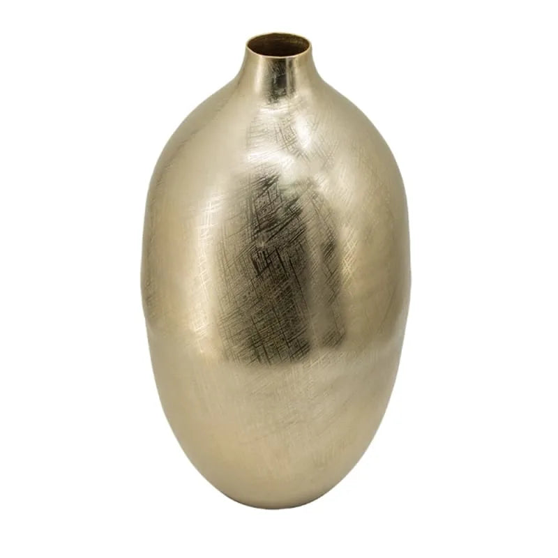 Trophy Διακοσμητικό Βάζο Μέταλλο Χρυσό (21x21x47)cm