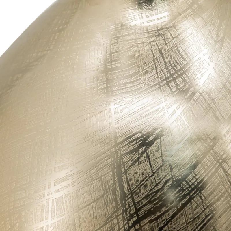 Trophy Διακοσμητικό Βάζο Μέταλλο Χρυσό (21x21x47)cm