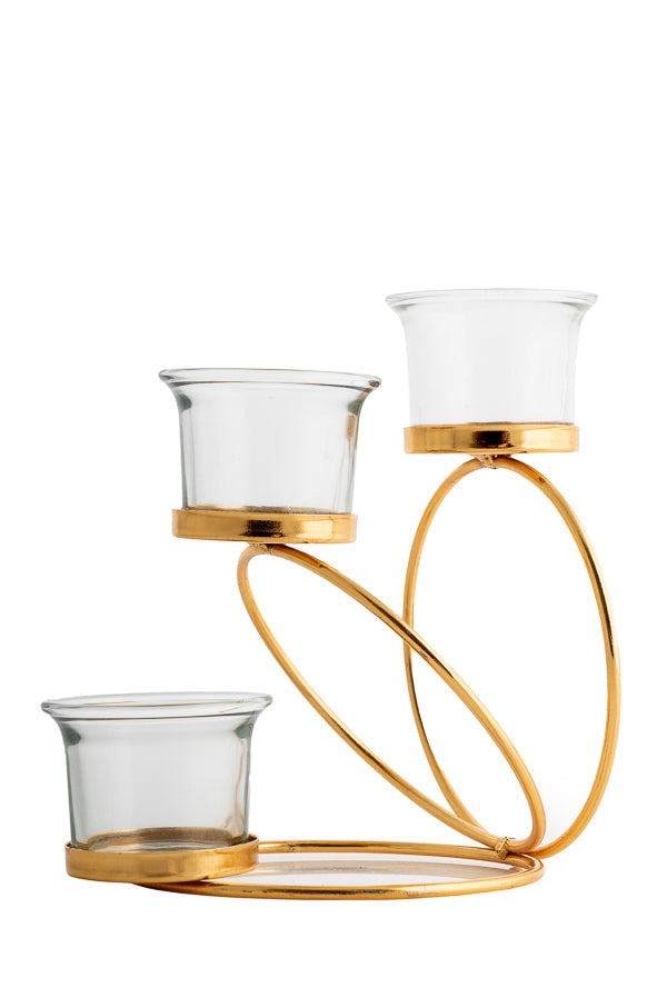 ΚΗΡΟΠΗΓΙΟ ΜΕΤΑΛΛΙΚΟ 3 ΘΕΣΕΙΣ ΜΕ ΓΥΑΛΕΣ