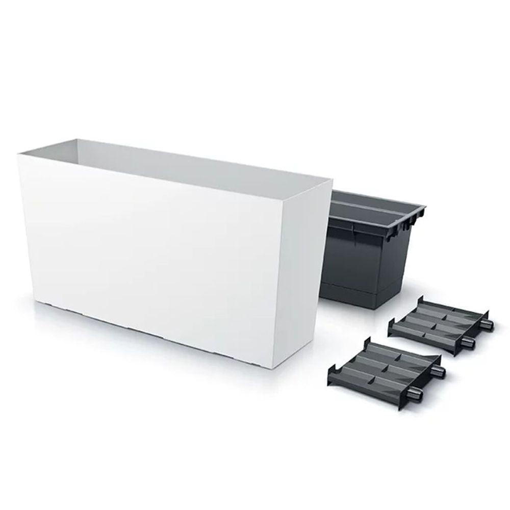 URBI CASE M ΛΕΥΚΗ ΠΛΑΣΤΙΚΗ ΖΑΡΝΤΙΝΙΕΡΑ 77Χ23,5Χ41ΕΚ