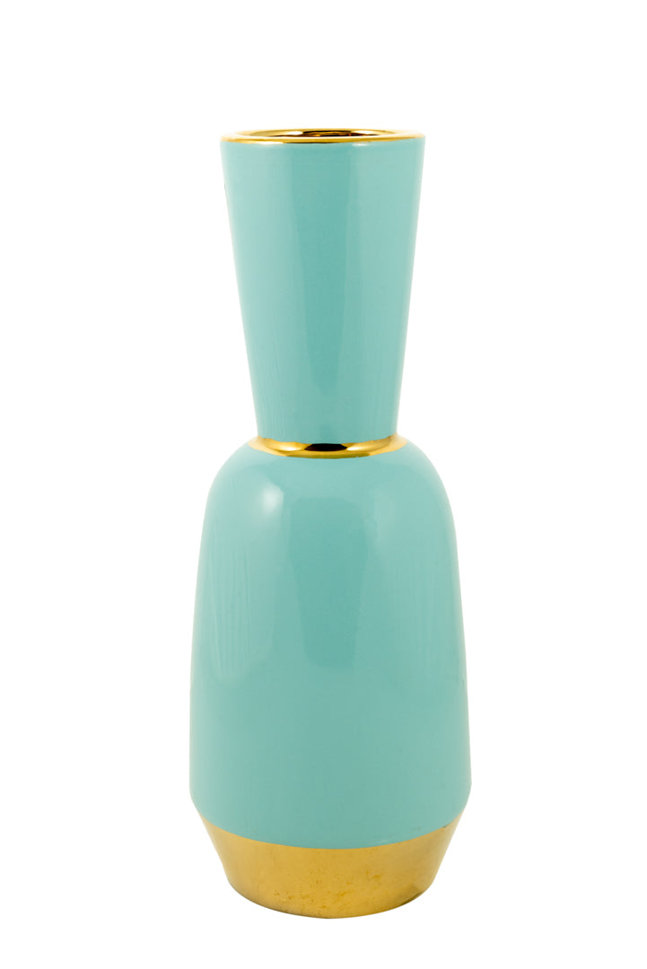 ΔΙΑΚΟΣΜΗΤΙΚΟ ΒΑΖΟ ΚΕΡΑΜΙΚΟ ΣΙΕΛ ΜΕ ΧΡΥΣΟ 16Χ41,5ΕΚ