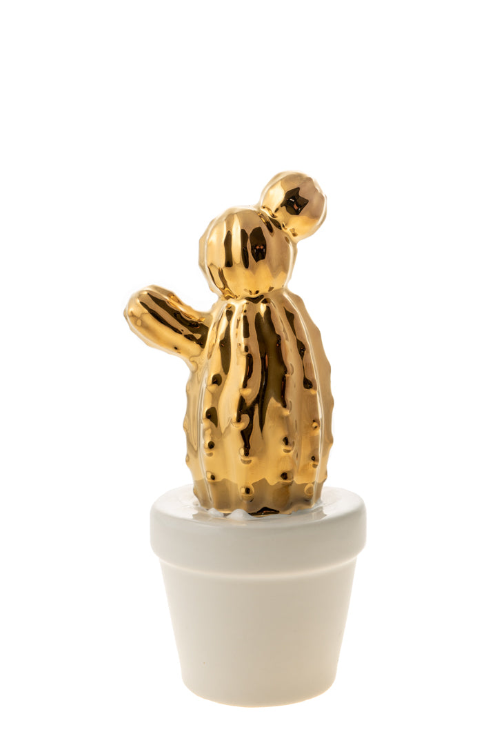 ΔΙΑΚΟΣΜΗΤΙΚΟΣ ΚΕΡΑΜΙΚΟΣ ΚΑΚΤΟΣ ΧΡΥΣΟΣ ΛΕΥΚΗ ΓΛΑΣΤΡΑ 12,7ΕΚ