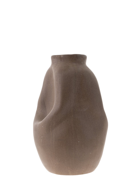 Διακοσμητικό Βάζο Κεραμικό Μπεζ 17.8x17.8x24.5cm  24.19.50006