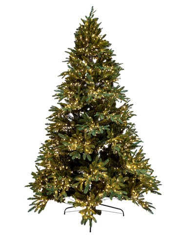 ΧΡΙΣΤΟΥΓΕΝΝΙΑΤΙΚΟ ΔΕΝΤΡΟ 201ΕΚ ΔΙΑΜΕΤΡΟΣ 135ΕΚ.  PE-PVC ΜΕ 2728 ΚΛΑΔΙΑ ΚΑΙ 2500 ΦΩTA LED